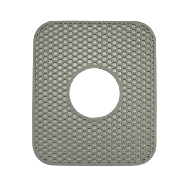 Kitchen Sink Mats,Pet Food Mat Gray Sink Protection Mesh Mat New Kitchen Sink Mat Kitchen Bar Insulation Mat Hollow Draining Mat to Filter Food Hollow under Sink Mat,Kitchen Sink Mat