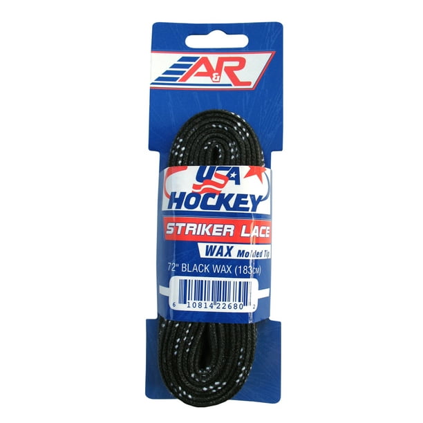 A&r Striker Ice Hockey Waxed Skate Laces Pro Style Heavy Duty Lace
