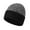 Greyblack, variant on Winter Fleece Lined Beanie Color Block Knit Hat Skull Cap for Men & Women-Beige