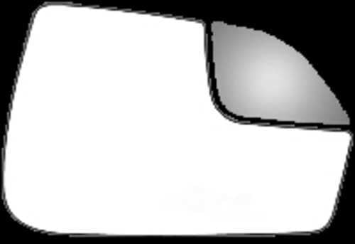 Burco Side View Mirror Replacement Glass - Clear Glass - 3958