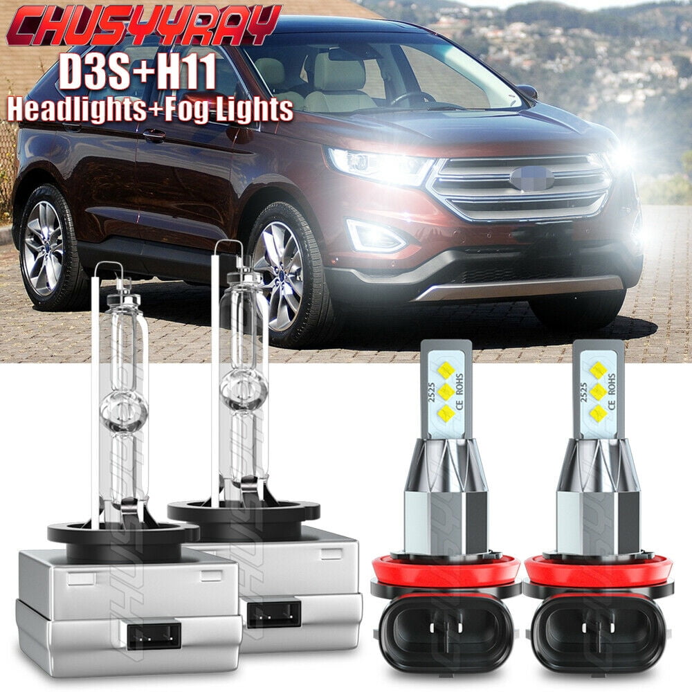 D3S HID Headlight Xenon Bulbs for FORD EDGE 2011-2020 High/Low