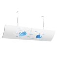 thumbnail image 1 of Deflector de aire acondicionado para muebles. Tablero deflector de plástico para aire acondicionado interior, para mayor comodidad y ahorro de energía., 1 of 4