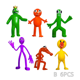 thumbnail image 3 of Figura de personaje de dibujos animados de Rainbow Friends, muñeco de juguete Kawaii Blue Monster, juguetes de animales para niños, 3 of 5
