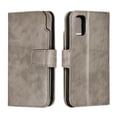 thumbnail image 2 of Allytech Flip Case for Galaxy S20 6.2", Premium PU Leather Shockproof Full Protection 9 Cards Slots Magnetic Clasp Folio Style Wallet Case Cover for Samsung Galaxy S20, Gray, 2 of 10