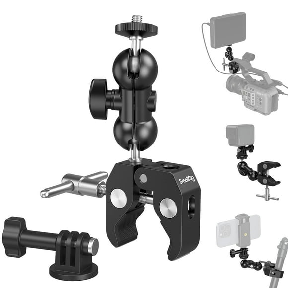Soporte para cámara SMALLRIG Super con doble cabezal esférico