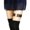 Black, variant on Women's Leather Leg Garter Heart Shape Design Adjustable Elastic Design Boar Strap Punk Thigh Loop Elastic Leather Garter Mens Suspenders Big And Tall Suspenders for Men Leather Suspender Tights for