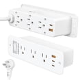 thumbnail image 1 of Power Strip HOPOW, montaje empotrado, 6 salidas y 5 puertos USB, 1 of 9