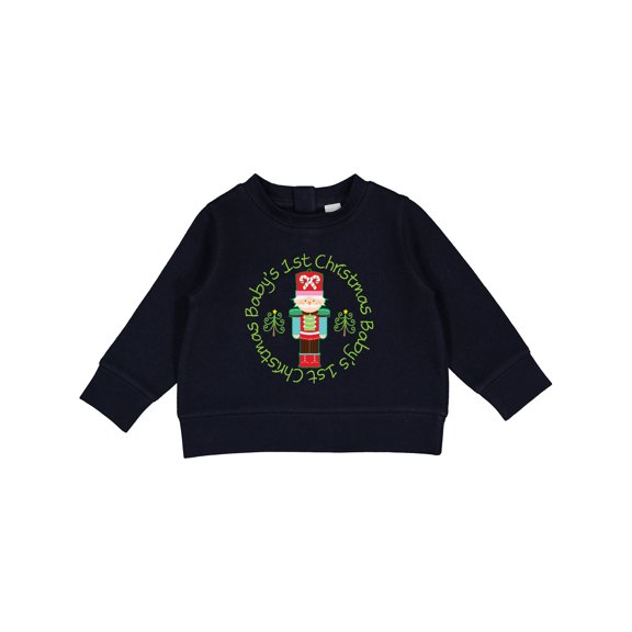 Inktastic Nutcracker First Christmas Babys 1st Baby Sweatshirt