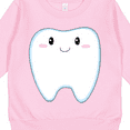 thumbnail image 3 of Inktastic Cute Tooth Toddler Sweatshirt, 3 of 4