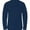 Navy Blue, variant on Adam Baker Boy's Regular Fit 4-Way Stretch Long Sleeve Solid Dress Shirt - Colors