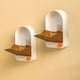 thumbnail image 5 of Jabonera con ventosa de doble capa para ducha | Jabonera de pared con bandeja antigoteo y orificios de drenaje | Gris, naranja, rosa, verde | Paquete de 1, 5 of 7