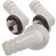 thumbnail image 2 of 3pcs AC Drenaje de desagüe Ajuste de 40 mm Unidad de CA dividida Conector de la manguera Adaptador de drenaje Compatible para MIDEA 15 mm, 2 of 8