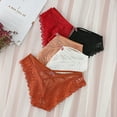 thumbnail image 4 of HUPOM Underwear Panties Briefs Leisure None Elastic Waist Red S, 4 of 5