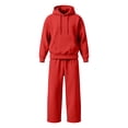 thumbnail image 5 of Mens Athletic Outfit Sets Zeliretfy Men's Hoodies Tracksuit Sweatsuit Sweatshirt and Sweatpant for Men 2 Piece Sets, Pullover Shirts and Pants Sportswear Set, 5 of 7