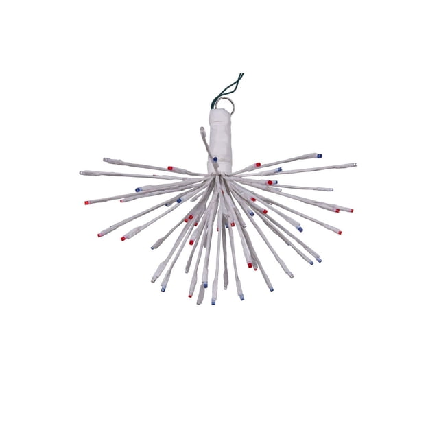 Luces LED Vickerman de 80 litros x 16 pulgadas, color blanco Starburst, azul, 5 mm