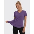 thumbnail image 4 of Rosvigor Womens Workout Tops V Neck T Shirts Comfy Athletic Shirts Loose Women Activewear Top for Gym Running Yoga, 4 of 7