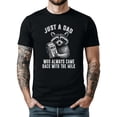thumbnail image 2 of Always Came Back With The Milk Funny Shirt for Dad Just A Dad Tee for Men Black Shirt Adult Small, 2 of 5