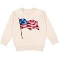 thumbnail image 2 of Inktastic American Flag Design Toddler Sweatshirt, 2 of 4