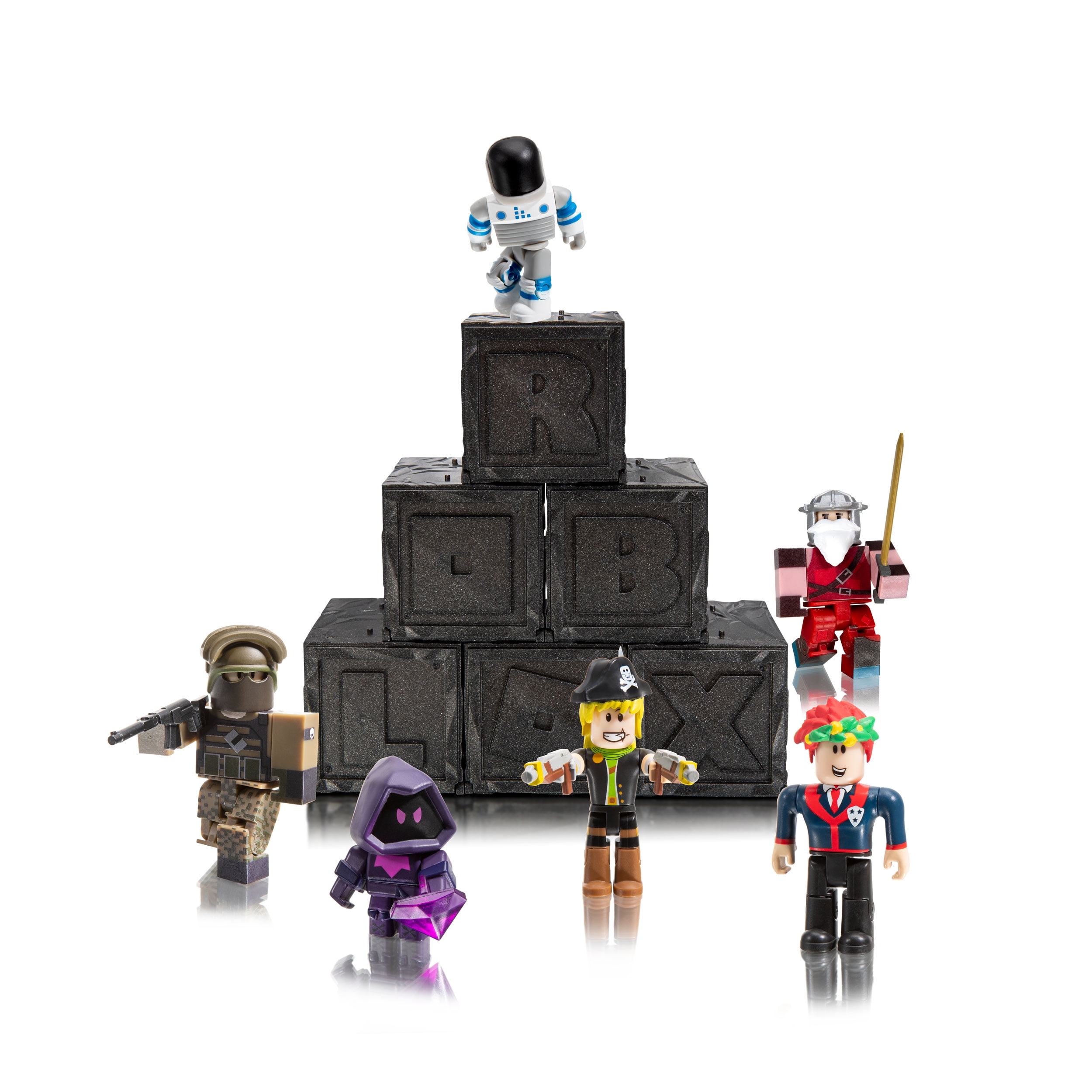 Roblox Series 7 Figure Virtual Item Code Purple Blind Bag 2 Black Box Lot  191726015048