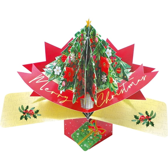 Second Nature Christmas Pop Up Card Christmas Tree
