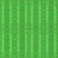 thumbnail image 1 of Ahgly Company Tapis d'Intérieur Lavable en Machine Carré Vert Lime Transitionnel, 5 Pieds Carré, 1 of 7
