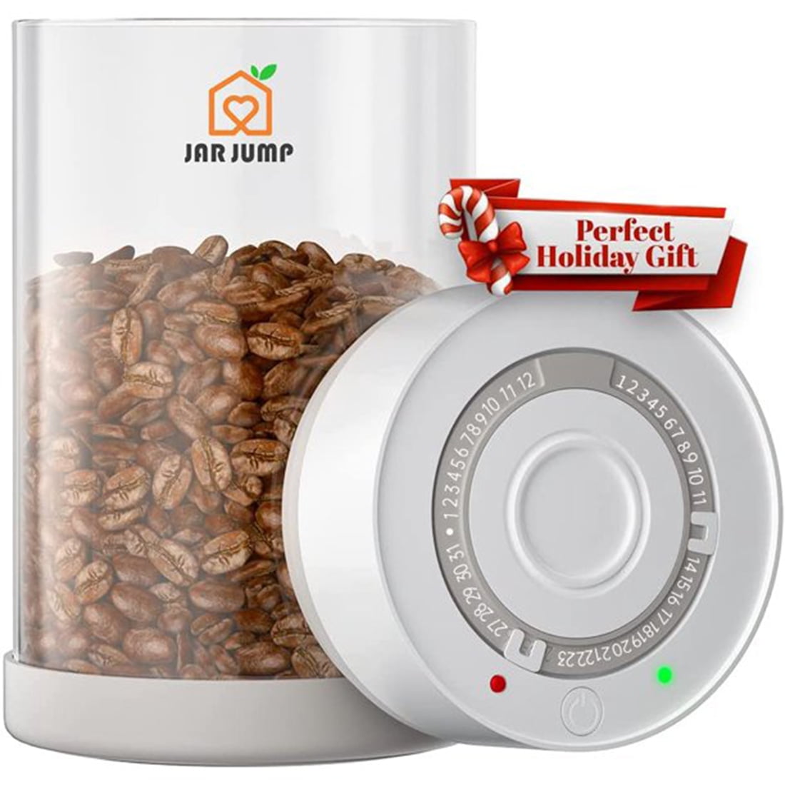 Jar Jump 0.95 L Coffee & Food Electric Vacuum Canister