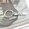 thumbnail image 4 of DESIGNICE 2Pcs Keep Me,Exquisite Pendant Bus Driver Appreciation Gifts,Portable and Lightweight Thank My Driver,Silver, 4 of 4
