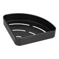 thumbnail image 3 of Estante De Ducha, Estante De Almacenamiento Resistente A Los Arañazos, Ahorro De Espacio, Triangular, Negro, Para Sala De Descanso, Hogar, Cocina, 3 of 7