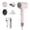 Rose Pink, variant on Mera Pro Bi-Ionic High-Speed Aromatic Hair Dryer, Gold White