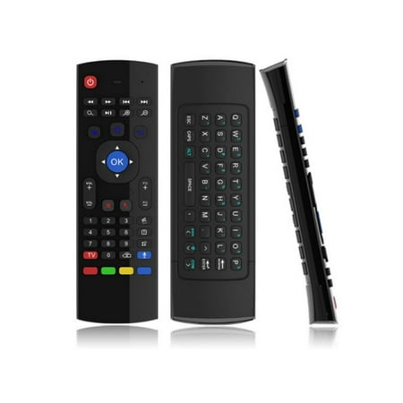Air Mouse,MX3 Pro Backlit Mini Keyboard Remote Control,Mini Wireless Keyboard & IR Learning Air Mouse Remote,Best for Raspberry Pi 4 Android Smart Tv Box HTPC IPTV PC Pad (Best Iptv App For Android)
