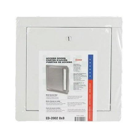 8" X 8" White Metal Universal Flush Access Door