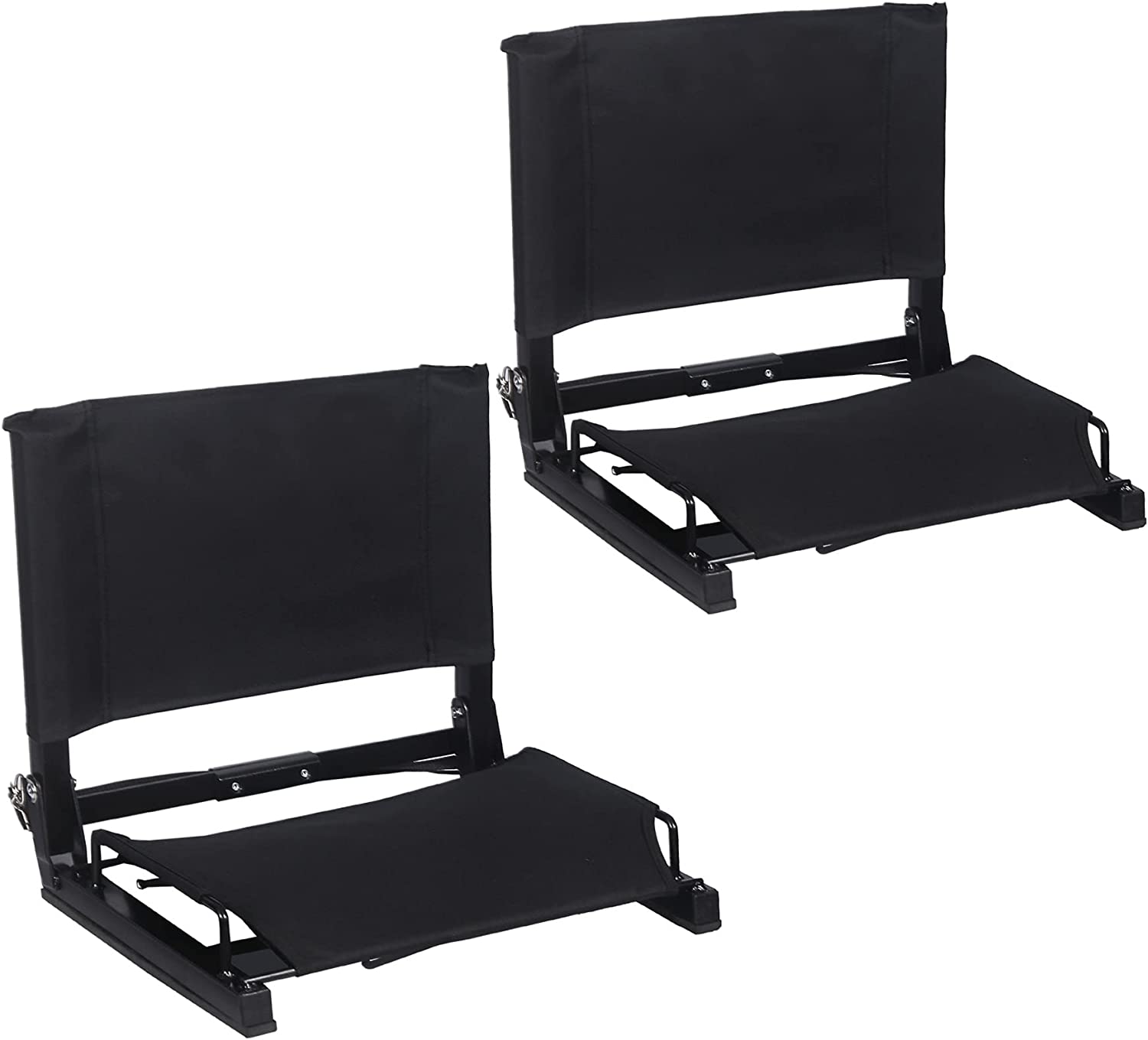 REDCAMP Folding Stadium Seat for Bleacher with Back Support, Portable