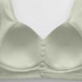 thumbnail image 6 of Ofreoo Sports Bras for Women Gathered Middle Button Breathable Underwear Daily Bra on Clearance, 6 of 7