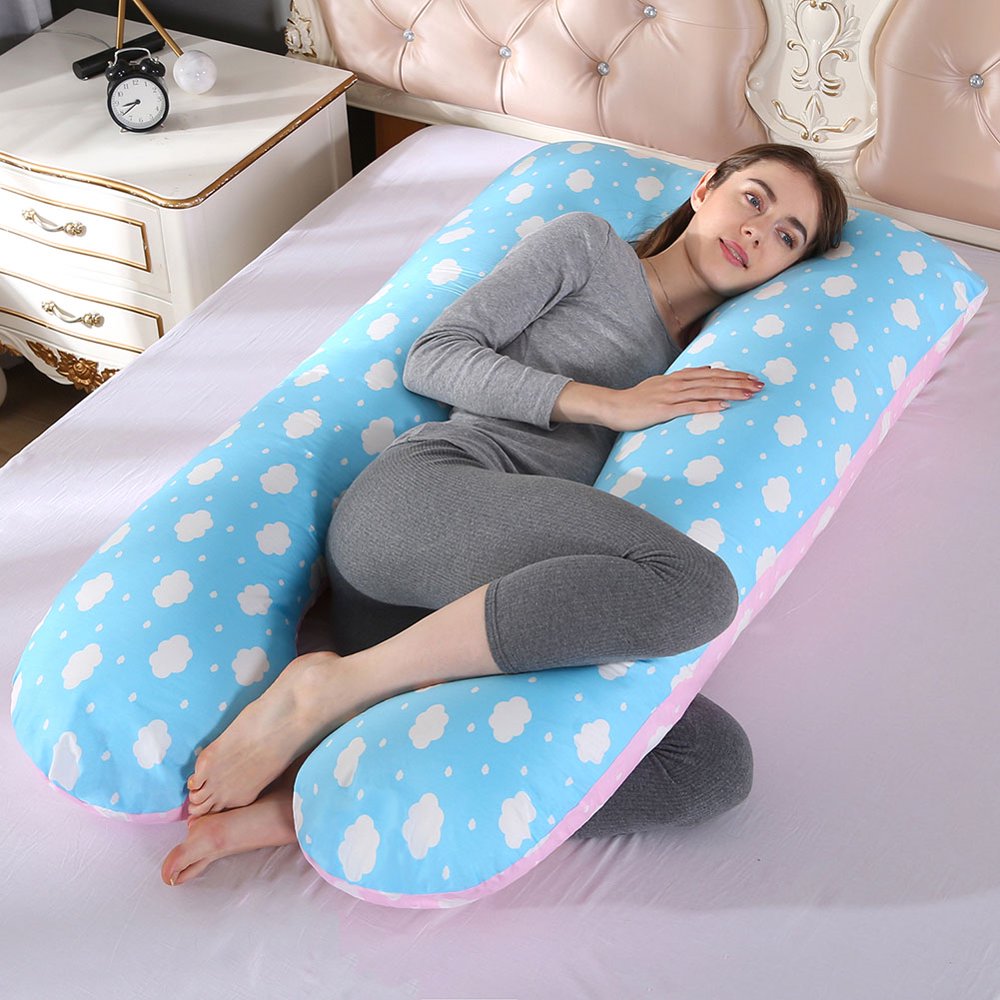 Full Body Pillow U Shaped Bed Pillow for Men & Women by TOPCHANCES