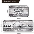 thumbnail image 3 of Kitchen Mats Floor Home Sweet Home - Kitchen Mat Set of 2, Grey Kitchen Rug, Farmhouse Kitchen Rugs for Kitchen Sink Area, Kitchen Sink Rugs and Mats, Kitchen Rugs with Words, 17x30 and 17x47 Inch, 3 of 6