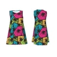 thumbnail image 7 of Logiee Hawaii Palms Print Summer Dresses for Women,Beach Sleeveless Flowy Pocket Tshirt Tank Sundresses,Women's Sleeveless Dress, 7 of 7