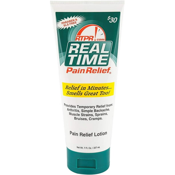 Real Time Pain Relief Roll On Real Time Pain Relief Pain Cream 7oz Tube - Walmart.com - Walmart.com
