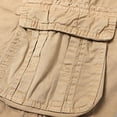 thumbnail image 4 of uikmnh Shorts for Men Men's Multi Pocket Casual Loose Fashion Personality Cargo Shorts Size:34, 4 of 6