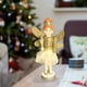 thumbnail image 4 of Cascanueces Girl 18cm, Juguete de marioneta de decoración colgante de Navidad, Figuras de cascanueces de para de interior dorado Baoblaze Soldado Cascanueces, 4 of 8