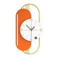 thumbnail image 2 of Reloj de pared para decoración del hogar, reloj decorativo moderno y creativo, reloj silencioso para oficina, dormitorio, sala de estar, estante de, 2 of 8