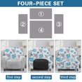 thumbnail image 6 of Kuiaobaty Turtle Hibiscus Print Reclining Slipcover Easy Replacement Recliner Chair Cover Large Breathable Reclining Sofa Slipcover Washable Recliner Couch Cover with Elastic Bottom for Pets, 6 of 8