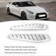 thumbnail image 2 of Car Air Flow Intake Hood Side Vent Decorative Cover UniversalSilver, 2 of 3