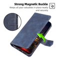 thumbnail image 4 of KAIYANG Funda para teléfono con bloqueo RFID para vivo Y78+ 5G, funda tipo billetera de cuero PU con tapa abatible, estilo D vivo Y78+ 5G azul, 4 of 5