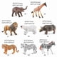 thumbnail image 3 of Small Realistic Plastic Assorted Animals for Toddlers&Kids Cupcake Topper Toy Set Early Educational Toys Xmas Gifts, 3 of 5