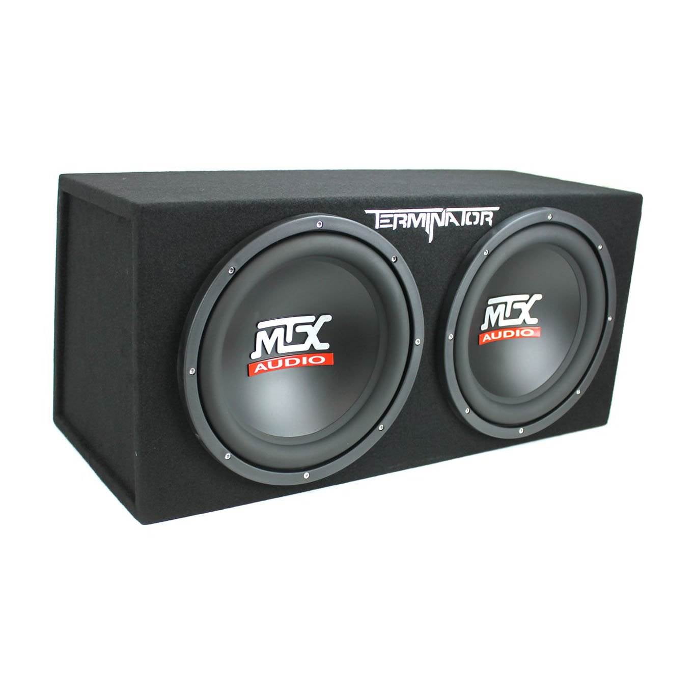 MTX TNE212D 12Inch 1200Watt Car Audio Dual Loaded Subwoofer Box