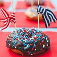thumbnail image 5 of Unpretentious Red, White & Blue Sprinkles 1 Cup, Patriotic Jimmies, Decorative Dessert Topping, 5 of 6