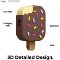 thumbnail image 3 of Ice Cream AirPods Pro Case with Keychain Designed for Apple AirPods Pro Case (Chocolate), 3 of 5