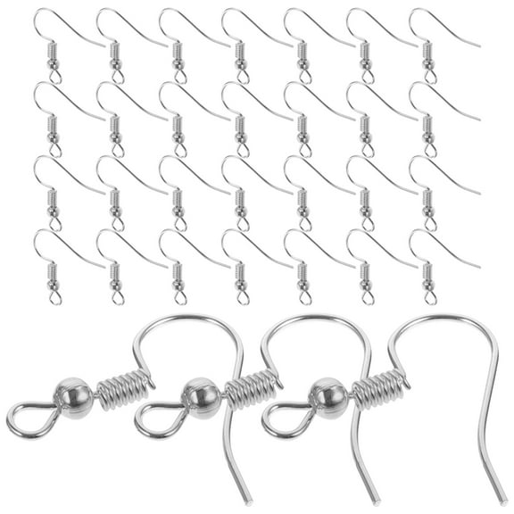 GAXIRE 120Pcs Iron Earring Findings for Jewelry Making Craft Supplies Accessories