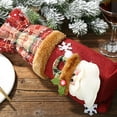 thumbnail image 6 of THLKIF Burlap Christmas Wine Bottle Bags - Santa, Reindeer, Snowman Designs - Reusable Wine Bottle Covers for Xmas, Wedding, Birthday & Holiday Parties, 6 of 9