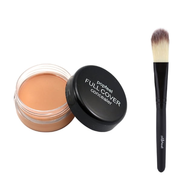 WREESH Crème Correctrice Isolation Cernes 5 Couleurs avec Pinceau Fond de Teint